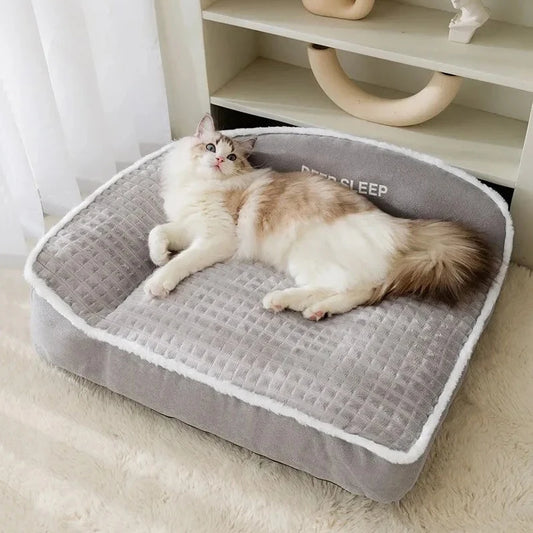 Gezellig honden- en kattenbed – Perfect winterbed voor kleine tot grote huisdieren