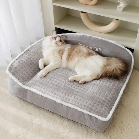 Gezellig honden- en kattenbed – Perfect winterbed voor kleine tot grote huisdieren