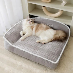 Cozy Pet Bed for Dogs and Cats – Perfect Winter Bedding for Small to Large Pets
