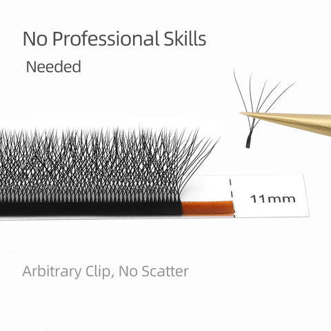 NAGARAKU 5D W Shape Big Bundle Eyelash Extension – Mega Volume Premade Fans