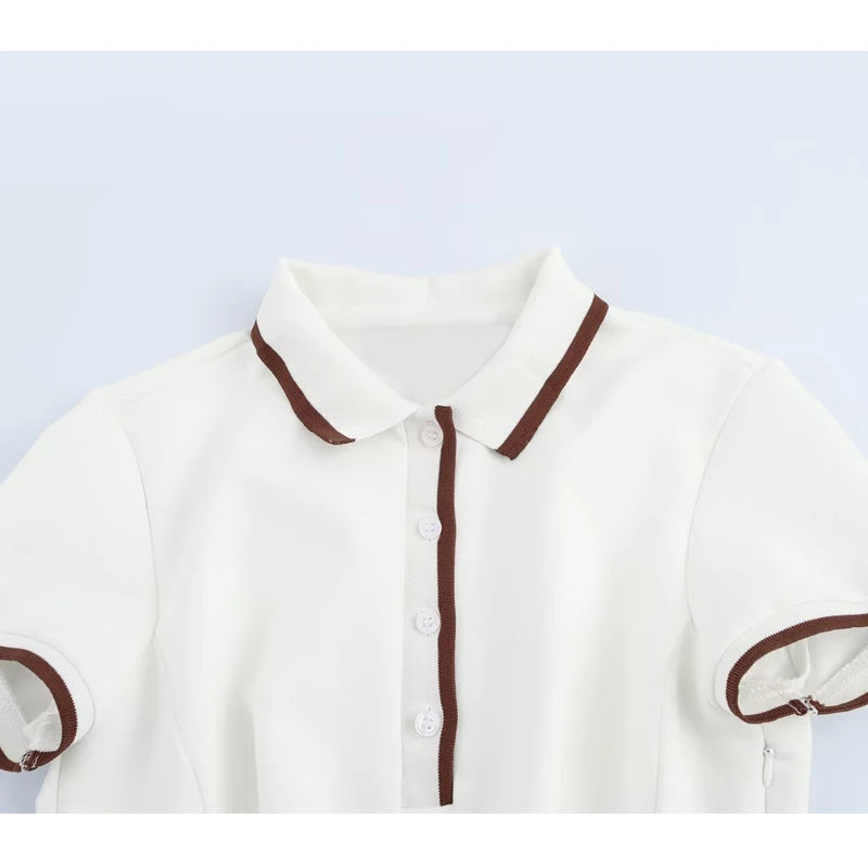 MUJER 2025 White Short Dresses for Women