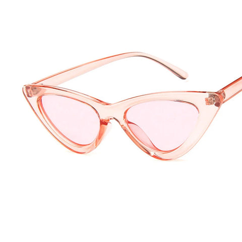 Vintage roze cat-eye zonnebril - Retro UV400 damesmode