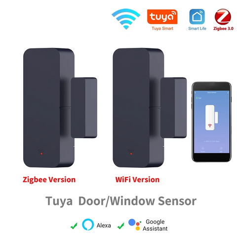 Tuya Zigbee Wifi Door and Window Security Sensor