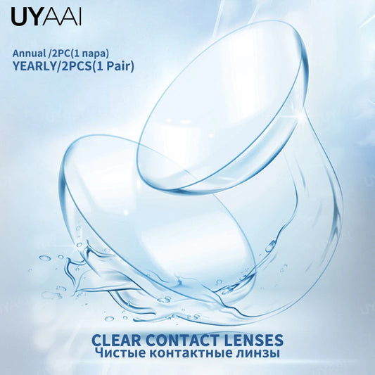 UYAAI Myopia Transparent Contact Lenses
