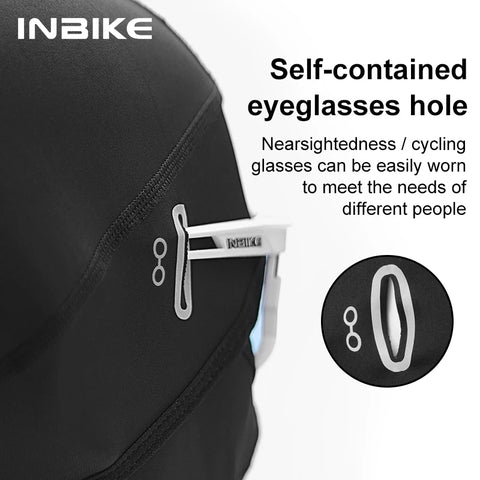 INBIKE Zomerkoelend Fietsgezichtsmasker - Zonbeschermende Nekwarmer voor Mannen en Vrouwen 