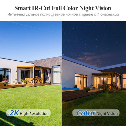 Techage 3MP Wireless Solar Battery IP Camera