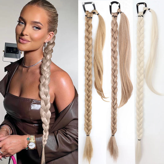 Ponytail Extensions Synthetic Boxing Braids