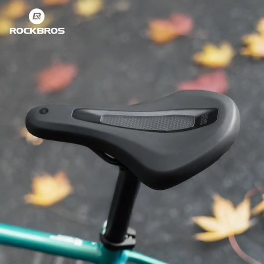 ROCKBROS Children Bike Saddle - Waterproof PU Leather Cushion for Mountain and Road Biking