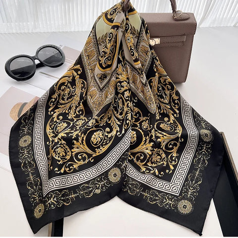 Luxury Silk Feeling Scarf for Women