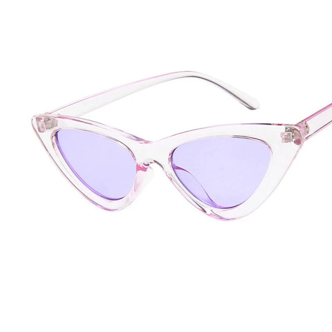 Vintage roze cat-eye zonnebril - Retro UV400 damesmode