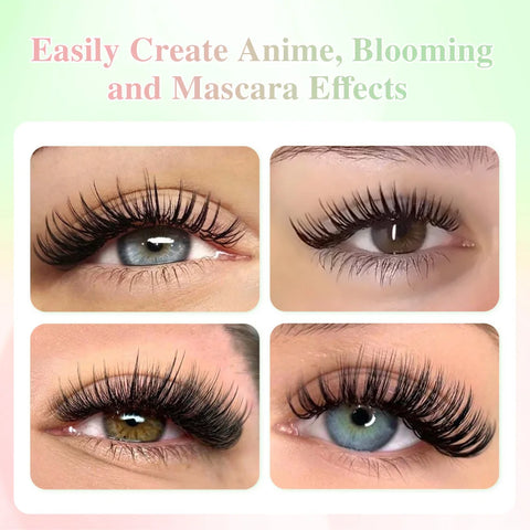 NAGARAKU 5D Flower Volume Spike Eyelashes for a Natural Mascara Effect in Russia Style
