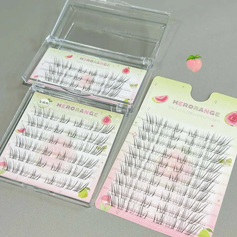 Self-Adhesive False Eyelashes - Easy-to-Use DIY Natural Curling Clusters