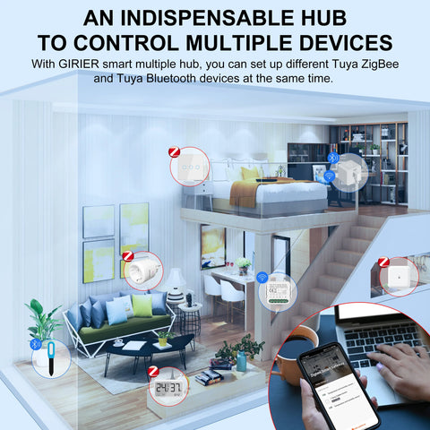 GIRIER Tuya ZigBee Gateway Hub - Smart Home Automation