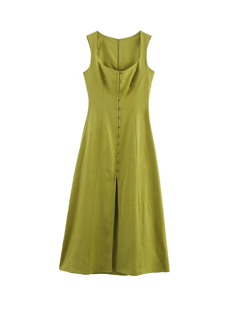 TFMLN Women's A-line Long Dress