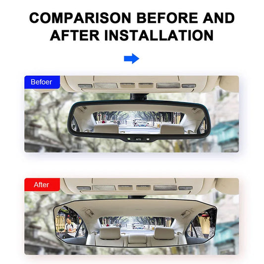 SEAMETAL Car Baby Mirror - Wide Angle & Anti-Glare