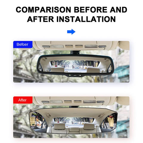 SEAMETAL Car Baby Mirror - Wide Angle & Anti-Glare