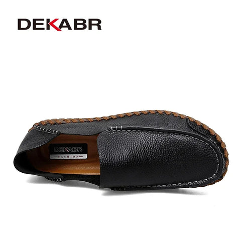 DEKABR Handgemaakte leren casual herenschoenen