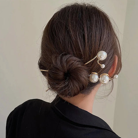 Vintage Chinese Style Hair Sticks - Elegant Acetate Hairpins for Women
