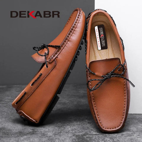 DEKABR Vintage Loafers voor Heren - Lente Mode Slip-on Schoenen