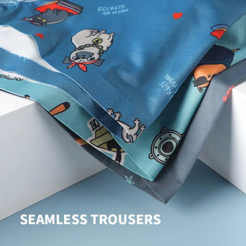 MiiOW 4-delige boxershort met dierenprint voor heren 