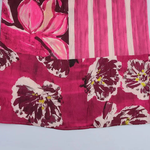 MUJER Print Satijnen Lange Rokken voor Dames - Hoge Taille Midi-rok