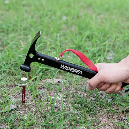 Widesea Camping Hammer - Stainless Steel Copper Outdoor Tent Peg Stake Mallet with Stake Puller