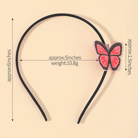4 Styles Butterfly Hair Band for Girls – Colorful and Charming Hair Accessories for Kids