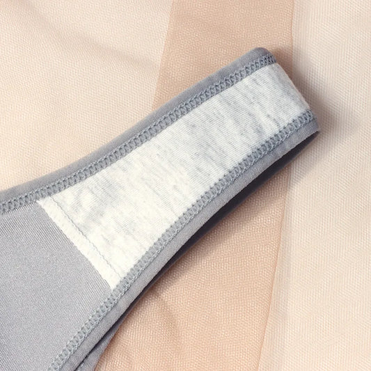 Seamless Thongs Solid Thong Panties for Women - Soft Silk Tangas