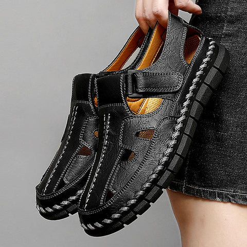 Handgefertigte Freizeitschuhe aus Leder für Herren