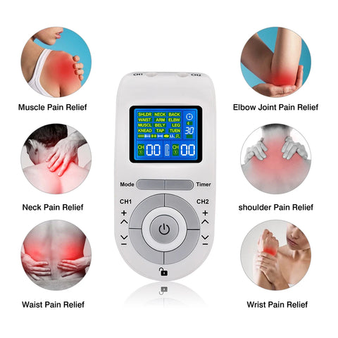 New Electric Tens Muscle Stimulator - EMS Acupuncture Face & Body Massager