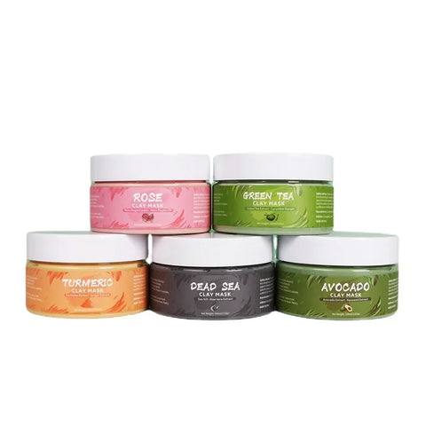 Turmeric Green Tea Rose Avocado Facial Mask