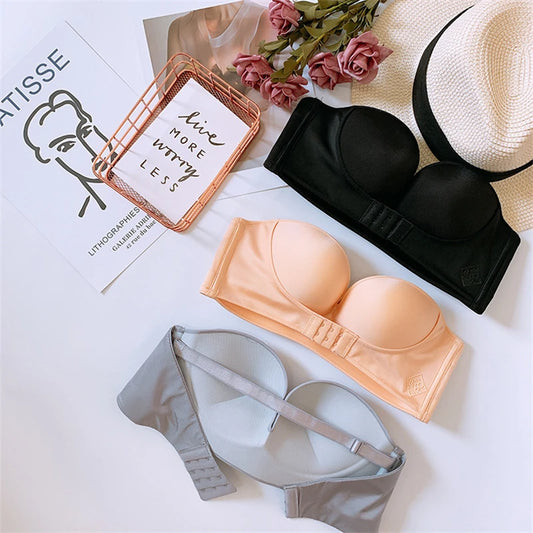 FINETOO Front Closure Strapless Bra