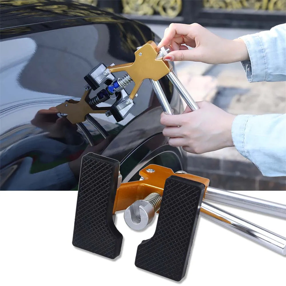Paintless Car Dent Puller Kit - Efficient Ding & Hail Repair Tool for Automotive Workshops