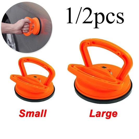 Car Dent Removal Tool - 2-inch Black/Orange Suction Cup for Easy Body Repair