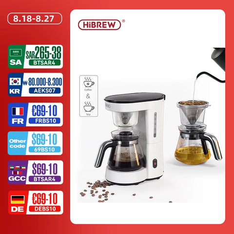 HiBREW 3 in 1 Drip Coffee Machine & Tea Maker