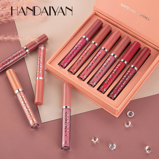 HANDAIYAN Set of 6 NonStick Cup Liquid Lipstick