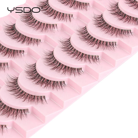 YSDO Cat Eye Lashes - 3D Mink Reusable Eyelashes