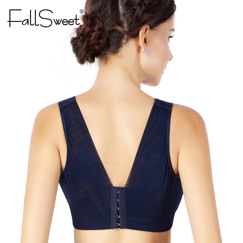 FallSweet Push Up Bras for Women Full Cup Vest Bra