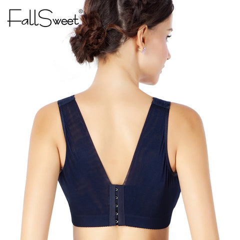 FallSweet Push Up Bras for Women Full Cup Vest Bra