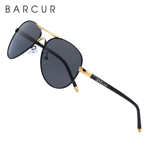BARCUR Classic Pilot gepolariseerde zonnebril – UV400 unisex pilotenzonnebril