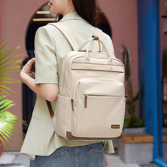 Cnoles Commuter Women's Backpack - Stylish 15.6" Laptop Bag for Daily Use