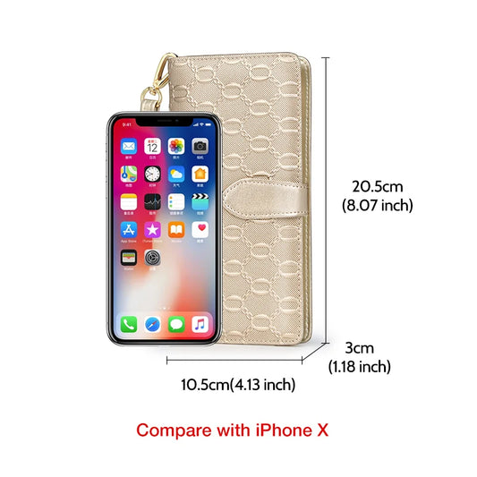 FOXER Spilt Leather Women's Long Wallet - 2025 Edition