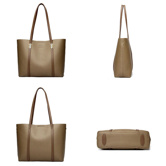 Luxury Autumn Bucket Shoulder Bag for Women