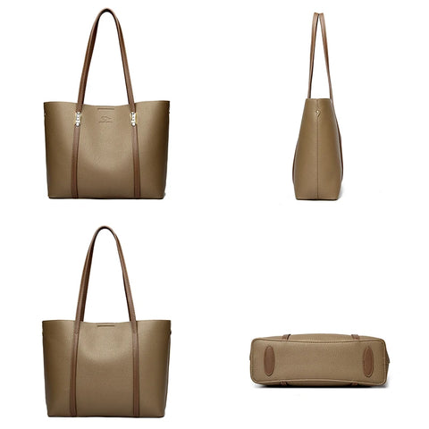 Luxury Autumn Bucket Shoulder Bag for Women