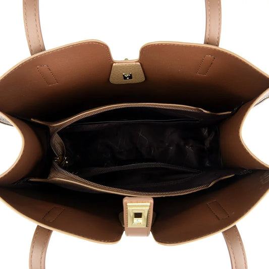 Luxury Soft Leather Women's Tote Bag - Large Capacity & Trendy Design