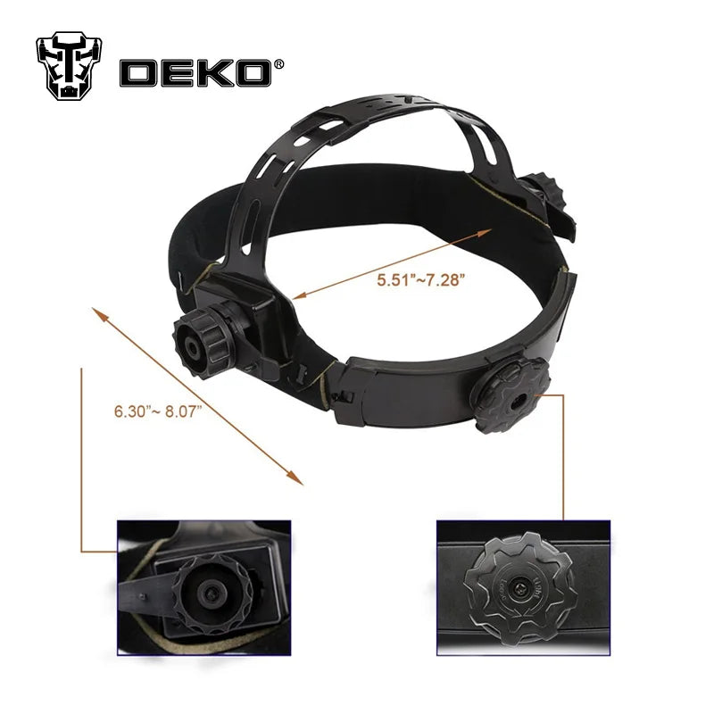 DEKO Orange S Solar Auto-Darkening Welding Helmet – For MIG, MMA & Plasma Cutting