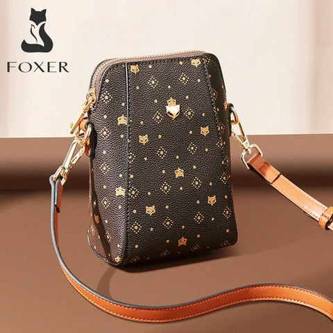 FOXER Woman Small Monogram Cellphone Bag