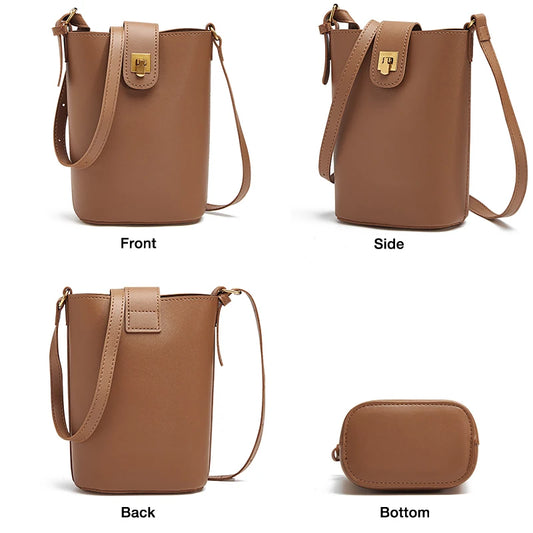 FOXER Women's Chic Mini Crossbody Cellphone Bag