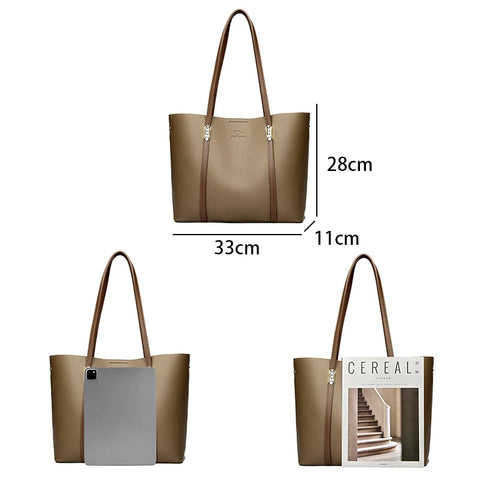 Luxury Autumn Bucket Shoulder Bag for Women