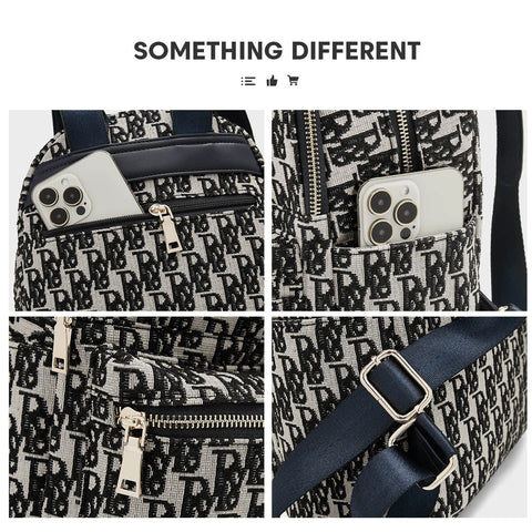 FOXER Brand 2025 Women's Trendy Fabric Backpack
